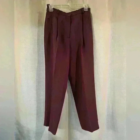 Women’s Purple Due Per Due Dress Pants - Picture 1 of 6